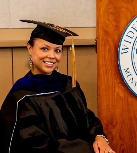 Dr. Toni Warner at graduation